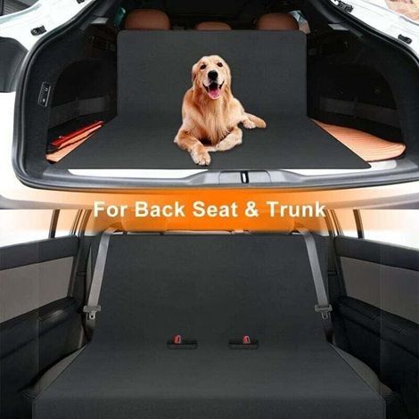 Hundeabdeckung fürs Auto, Schutz für den Rücksitz für Haustiere 145x125 cm, universeller, wasserdichter Schutz gegen Hundekot (1/3)