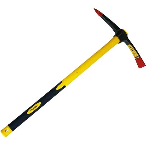 Piccone italiano TOP con occhio ovale e manico realizzato in fibra di vetro e gomma 1,5 kg -100 cm