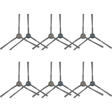 FOREHILL 12er-Pack Ersatz-Seitenbürsten für Eureka E10S Saugroboter (1/2)