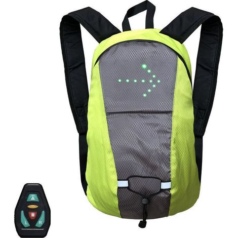 Sac à dos de cyclisme LED Flash sac à dos de cyclisme sac à dos de cyclisme étanche gilet réfléchissant de sécurité hommes femmes course de nuit cyclisme (1/5)