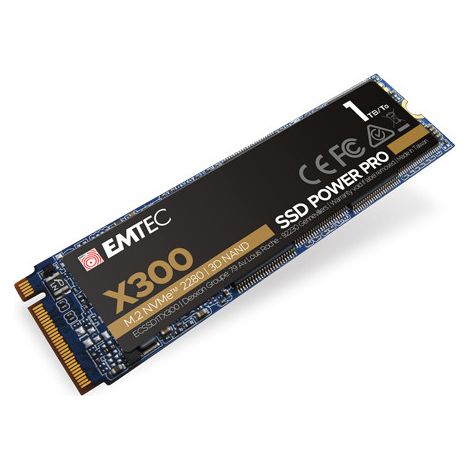 Emtec SSD M2 NVMe PCIe 3 X300 1TB Power Pro (1/2)