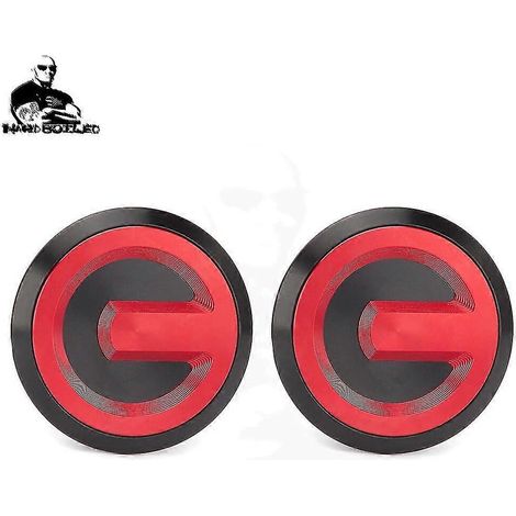 Rahmenlochkappen-Set für BMW R1200GS LC R1200 GS Adventure LC 2013–2022 R 1200 GS Dekor-Zubehör – OHNE LOGO, ROT, 2 Stück