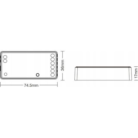 Controleur LED RGB RGBW RGBW +CCT DC12-24V 12A/Ch RF 2,4G / Zigbee 3.0 / Tuya Smart App / Alexa / Google 037Z+