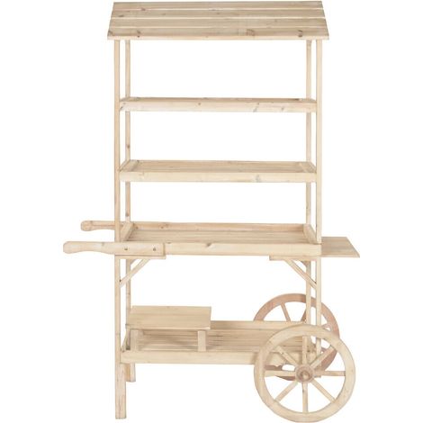 Expositor Abeto Mdf 115X68X168 Carro Natural (1/5)