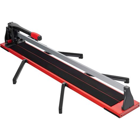 Tagliapiastrelle Manuale Professionale di 120cm, con Scala Graduata Precisa Smontabile, per ceramica e Porcellana, Rosso (1/5)