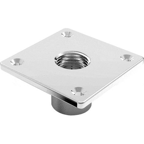 Pbtub – Raccord de robinetterie F1/2" – Fixation extérieure chromée – 4 chevilles et vis béton incluses – Montage avec raccord à sertir ou glissement M1/2"