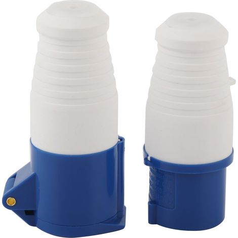 Enchufe industrial, 2 unidades, 3 clavijas, monofásico, a prueba de explosiones, impermeable, 16 A, 3 orificios, 220-250 V (1/5)