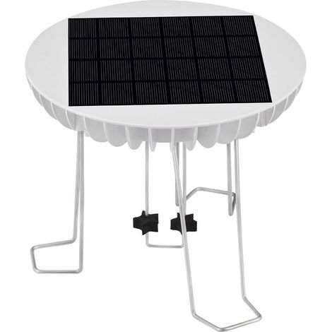 Agitateur solaire BSV-SW003 IP65 5V 2W batterie blanc bassin (1/5)