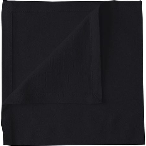 Serviette de table unie et colorée Noir 40x40 cm