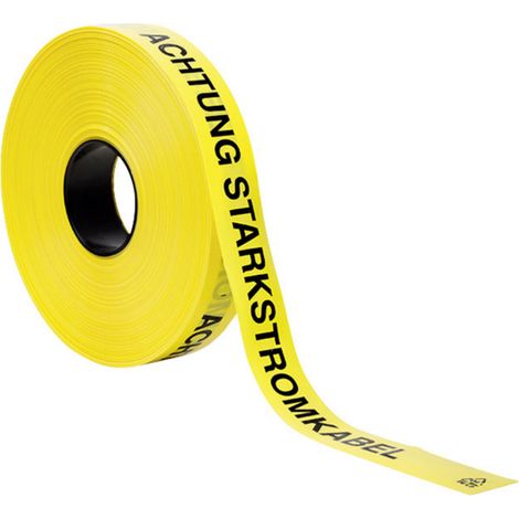HellermannTyton 905-55110 Trassenwarnband - Starkstromkabel Absperrband (L x B) 250 m x 40 mm