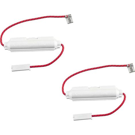 Lot de 2 fusibles Haute Tension 5 KV 0,8 A pour Fours à Micro-Ondes Porte-fusible Universel pour réparation de Micro-Ondes Accessoires de Remplacement de fusible de Four à Micro-Ondes Blanc (1/5)