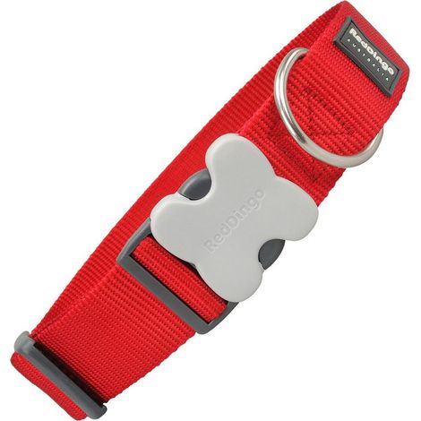 Collare per cane - Red Dingo - Rosso - Larghezza 40 mm - Lunghezza 37-55 cm - Grande cane