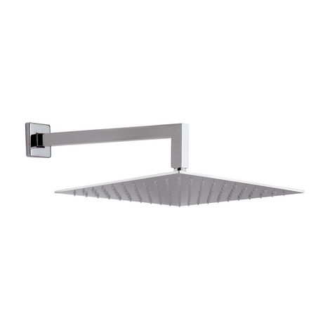 SOFFIONE DOCCIA A PARETE QUADRO CM 30 CON BRACCIO- cm 30 x 30- MARIA- pezzi 1