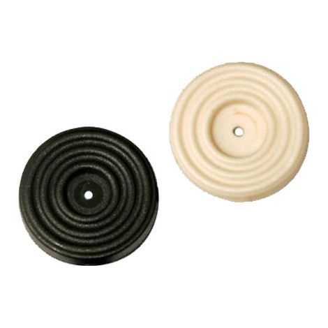 SOTTOPIEDI GOMMA PIATTI 30 NERO.CF.8 PZ.