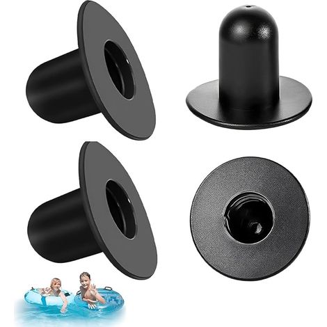JRYXD Lot De 4 Bouchons De Piscine, Bouchons De Remplacement pour Vannes De Piscine, Bouchons D'Obturation en PVC pour Pompe À Filtration, Convient Aux Piscines Hors Sol (pour Tuyau 1.25")