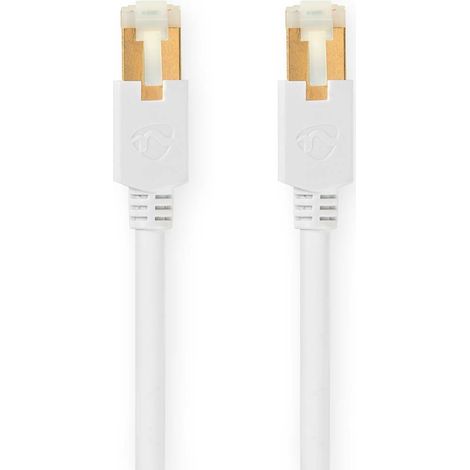 Cable de red cat6 rj45 macho rj45 macho sftp 200 metros redondo lszhpvc blanco caja con ventana