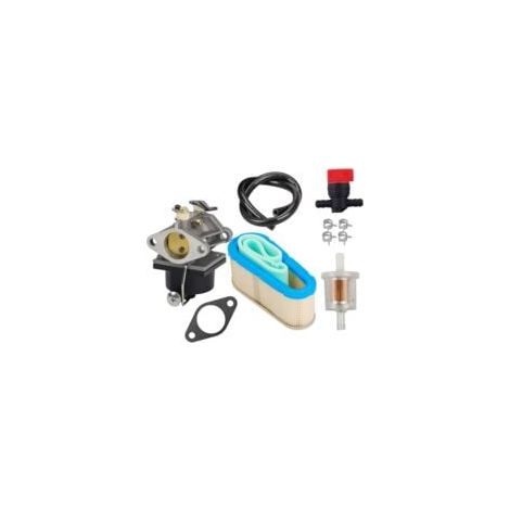 Carburateur, avec filtre à air 36356, vanne d'arrêt, filtre à carburant, conduite d'alimentation, pour Tecumseh OHV125, OHV130 et OVH135, modèle de remplacement 640065A (1/4)