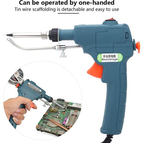 Pistolet à étain automatique 80W fer à souder portable chauffage intégré (1/5)