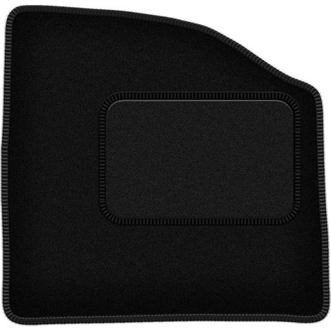 Alfombrilla de terciopelo para el conductor para: Microcar Virgo microcar (0) negro