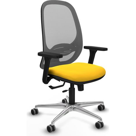 Silla de oficina piqueras y crespo Cilanco gris brazos ajustables 3D (1/2)