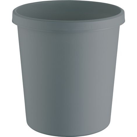 helit Papierkorb 18 l lichtgrau 331mm recycling K-Stoff (1/3)