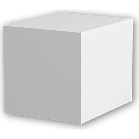 Elemento decorativo Profhome 162801 design moderno bianco