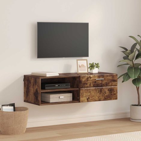 Teenpull – Holzschrank 100,5 x 39 x 30 cm Geräucherte Eiche Holzwerkstoff (1/5)