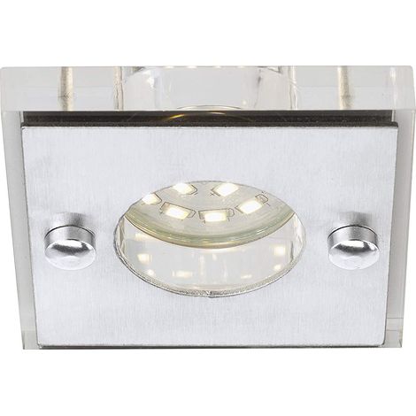 BRILONER - FARETTO QUADRO LED DA INCASSO5W ALLUMINIO (1/5)