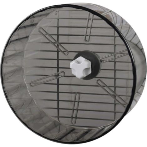 Hamsterlaufrad, Laufball, geräuschlos, Acryl, Hamsterlaufrad, geräuschloses Rollspielzeug, Joggingrad für Mäuse, Kleintiere, Igel-Gray (1/5)