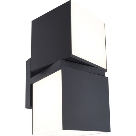 Applique esterna CUBA antracite LED 23W 4000K IP54 (1/3)