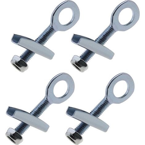 4 Stück verstellbare 10-mm-Kettenradachsenspanner mit Schrauben für Elektrofahrräder (1/4)