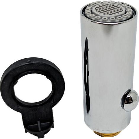 Ricambio doccetta cromata con chiave per miscelatore Gessi SP01810.031 (1/2)