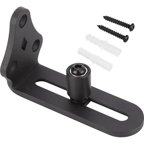 Guide De Sol Coulissant En Acier Au Carbone - Roulement À Billes Réglable - Pour Porte De Grange Épaisseur 76mm - Kit Simple (1/5)