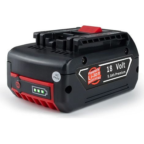 18V 5,0AH Akku für Bosch GBA 18 Volt Ersatzakku für Bosch Professional GBA GSR GSB 18V 5 AH BAT618 BAT609 BAT622 BAT620 BAT618 2607337070 Lithium-Ionen Akku