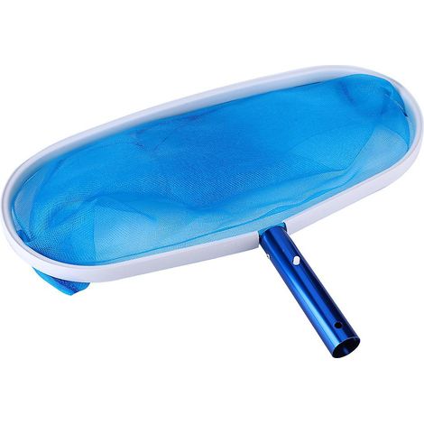 Râteau à feuilles robuste pour piscine, épuisette à mailles fines pour bassin, nettoyeur d'écumoires (1/5)