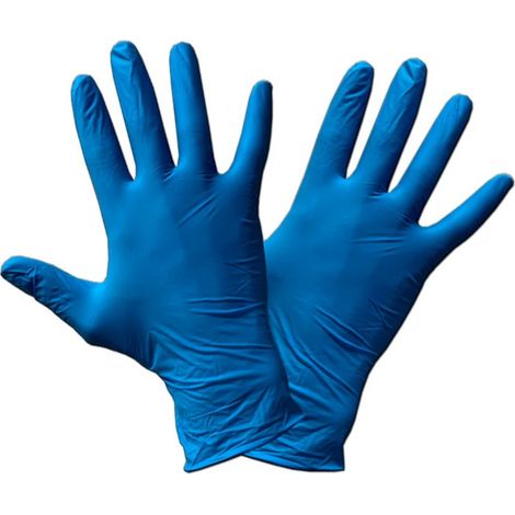 Blaue Nitrilhandschuhe für Lebensmittel 5,2 g T-XL 100 Einheiten U5010