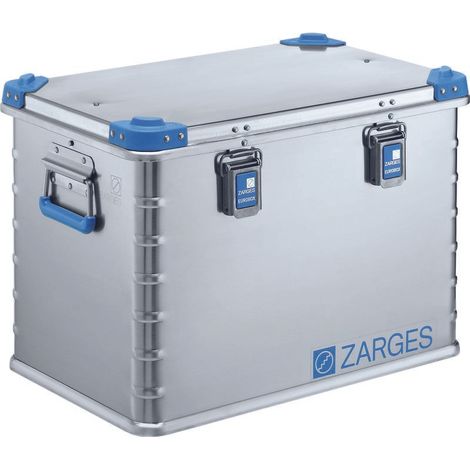 Euro/-Werkzeug-Box L600xB400xH410mm 73l m.Klappverschluss u.Stapelecken ZARGES (1/5)
