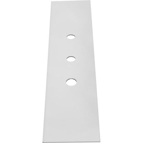 Plaque décorative Gessi à 3 trous pour Secur Box, montage sur