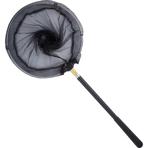 Épuisette à tête ronde, épuisette, perche en acier inoxydable de 1,5 mètre de long (1/4)