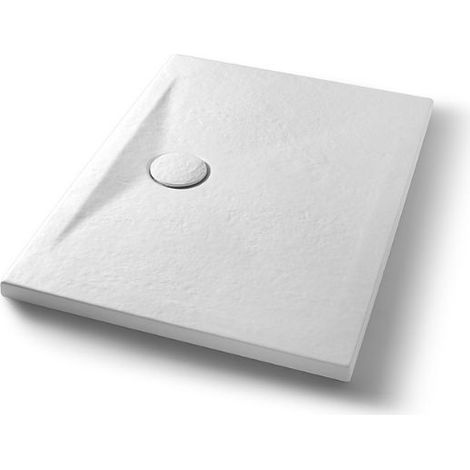 Piatto doccia 70x100 h.4 in ceramica bianco opaco Pietraceramica (1/5)