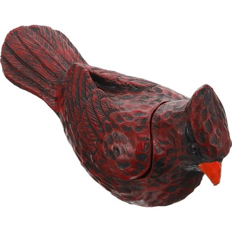 Cache-clés de Jardin de Faux Oiseau, Boîte Porte-clés Extérieure Couvercle, Résistant aux Intempéries, Étui de Rangement Sécurisé pour Clé de Secours, Décoration Patio et Pelouse