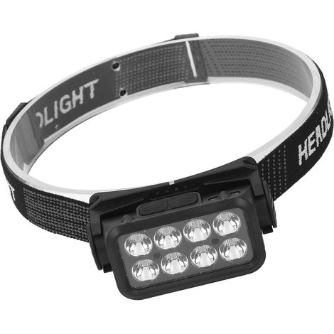 LED-Stirnlampe mit Bewegungsmelder, IPX4 wasserdicht, 5-stufige Rotation, USB-Ladefunktion, geeignet zum Angeln und Wandern. (1/4)