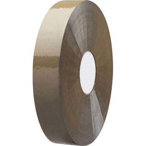 Lot de 6 Ruban adhésif hotmelt machine 48 mm x 1000 M Havane
