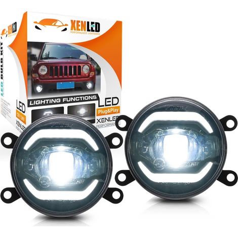 Kit de conversion antibrouillard LED avec Feux de jour Universel - HORSE - V-150011