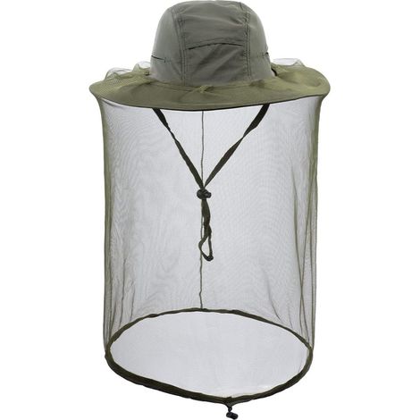 Moustiquaire chapeau pêche voile apiculteur capuchon abeille net apiculture capuchon (1/5)