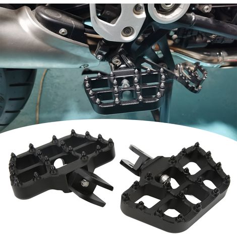 1 Paar vordere Fußrasten für BMW R1200GS LC und R1250GS LC (kurze Version), schwarz (1/5)