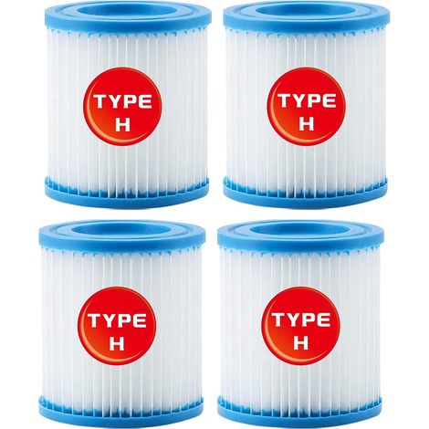 for Intex Piscine Cartouche de Filtre Type H 29007 pour Filtre Pompes 28601, 28602 (4 PCS) (1/5)