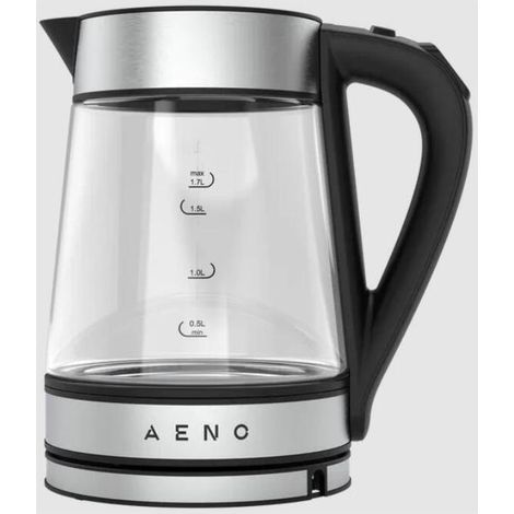 Hervidor Aeno EK1 Transparente 1,7 L 2200 W Negro 5291485011901 S7786649 Aeno (1/4)