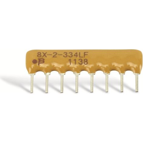 BOURNS Réseau de résistances 8P/4R 4608X-102-334LF, 330K
