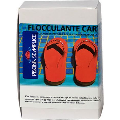FLOCCULANTE CARTUCCE 1 pz. (8X125gr)